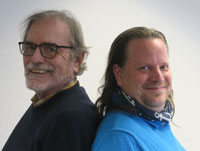 Francois G. Baer und Yves Baer, 2022, Weltgeist in Zürich, NZZ Libro, Foto Christian Alex Breitenstein